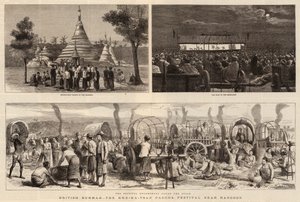 Birmania britannica, il festival della pagoda Kke-Ka-Tsan vicino a Rangoon